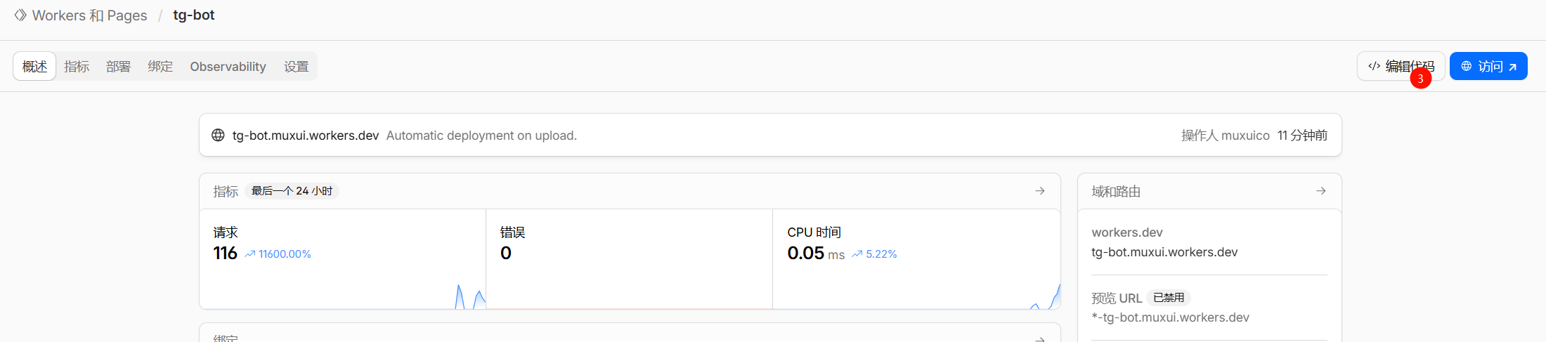 基于 Cloudflare Workers + Telegram Bot + D1 的双向匿名聊天系统完整实现
