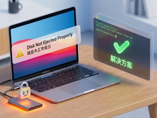 Mac中磁盘没有正常推出的解决方案